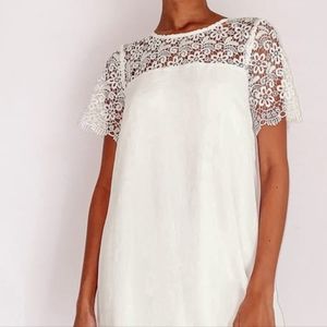 Lulu's Lace Shift Dress